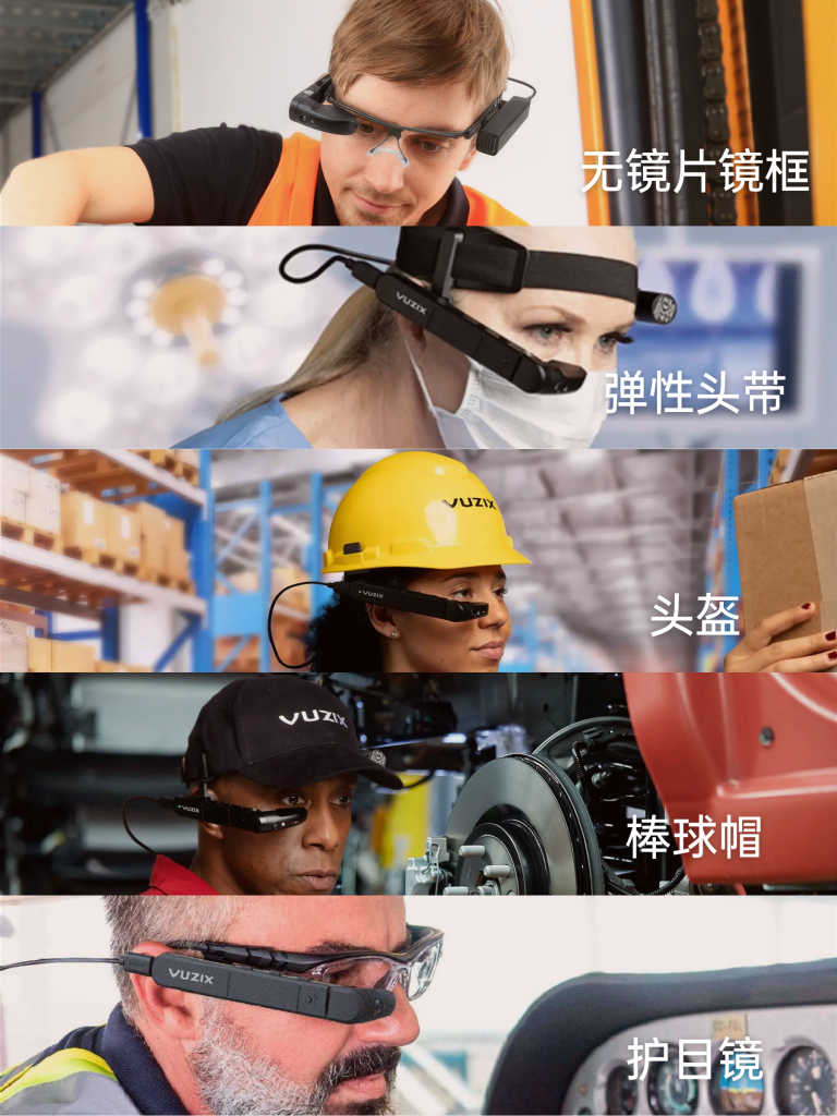 安宝特AR眼镜五种佩戴方式一览