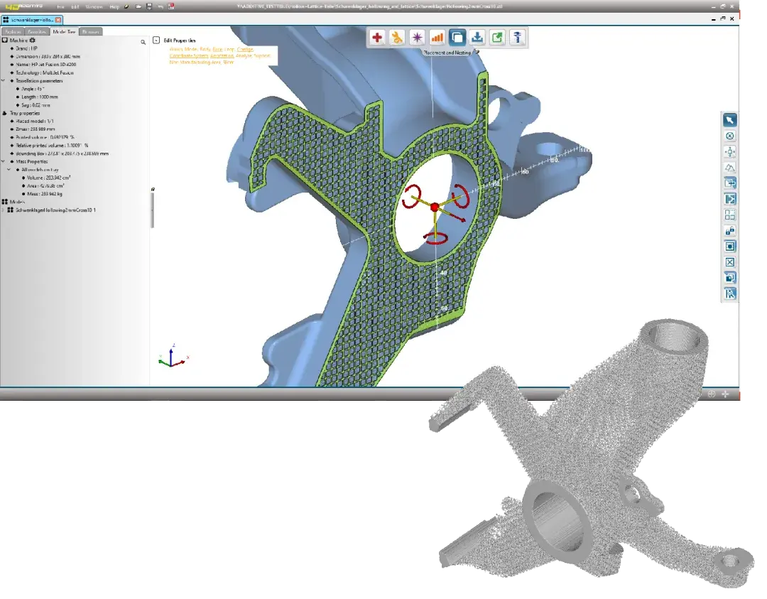 安宝特4DA的晶格设计