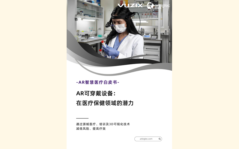 AR可穿戴设备在医疗保健领域的潜力封面