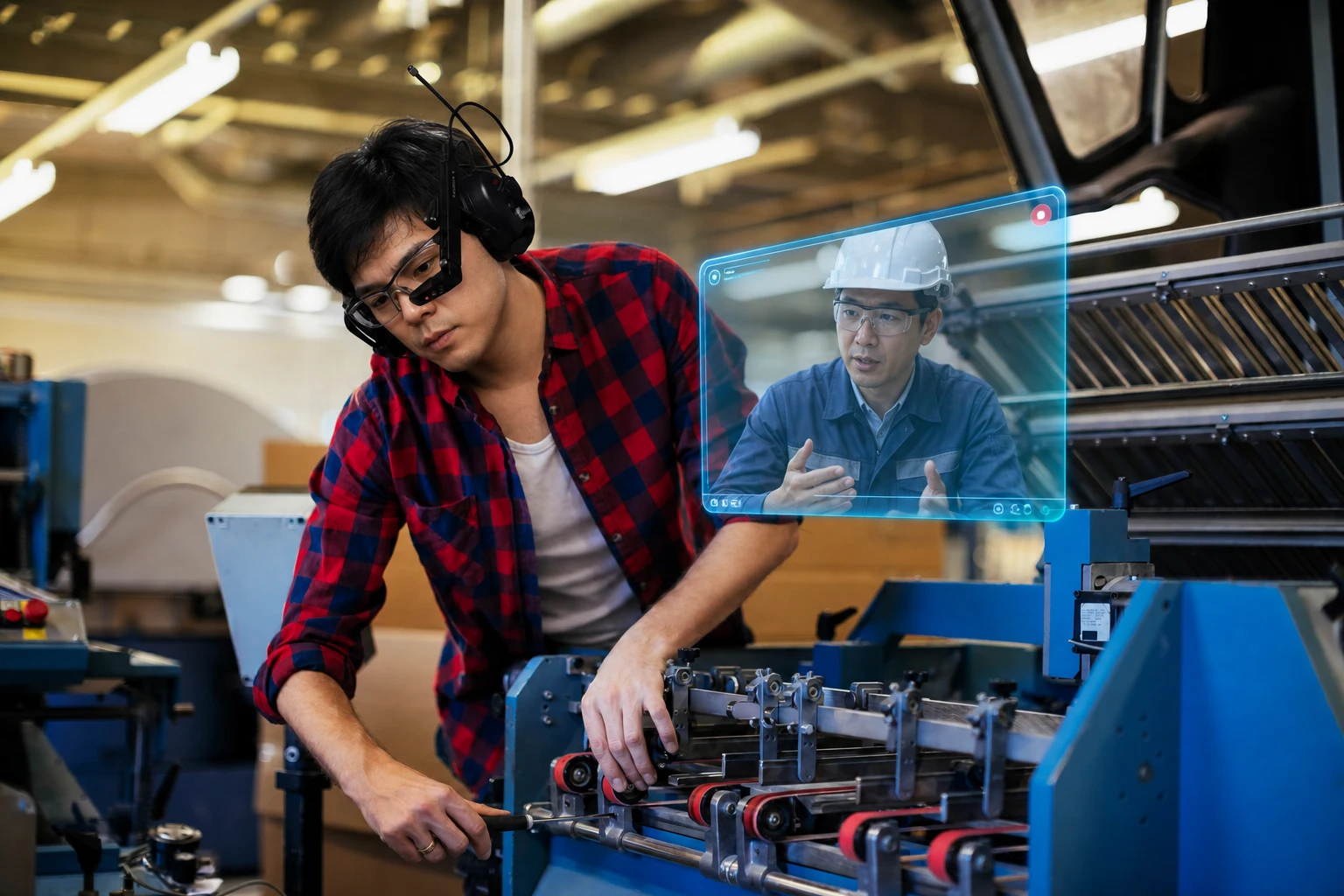 AR 远程技术支持与专家协作场景